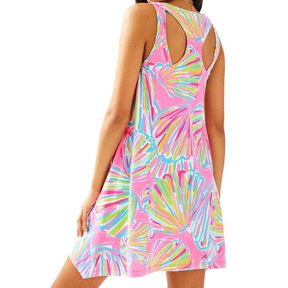 Lilly Pulitzer Monterey Dress Pink Pout Shellabrate XS #4393 - Picture 9 of 16